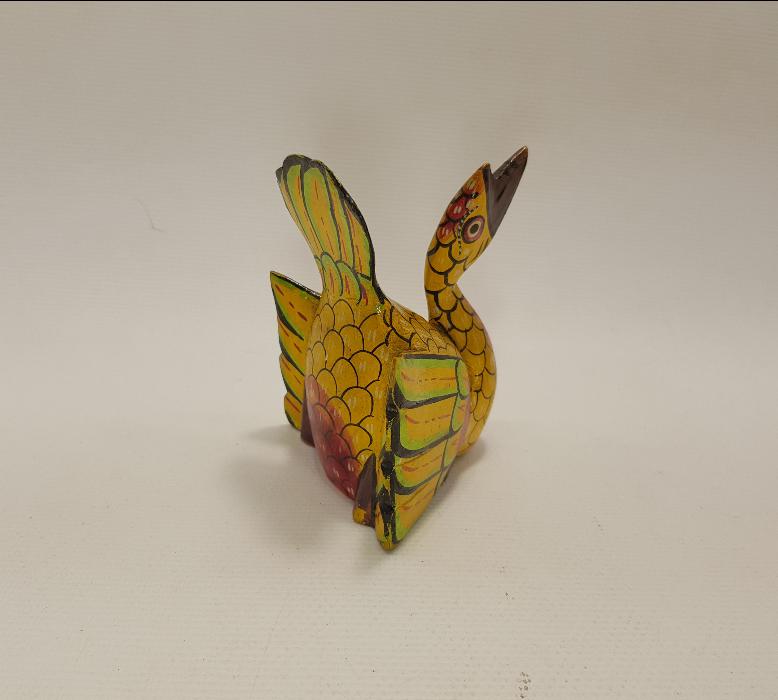 EL BOYAMA KAZ FORMLU AHŞAP BİBLO 