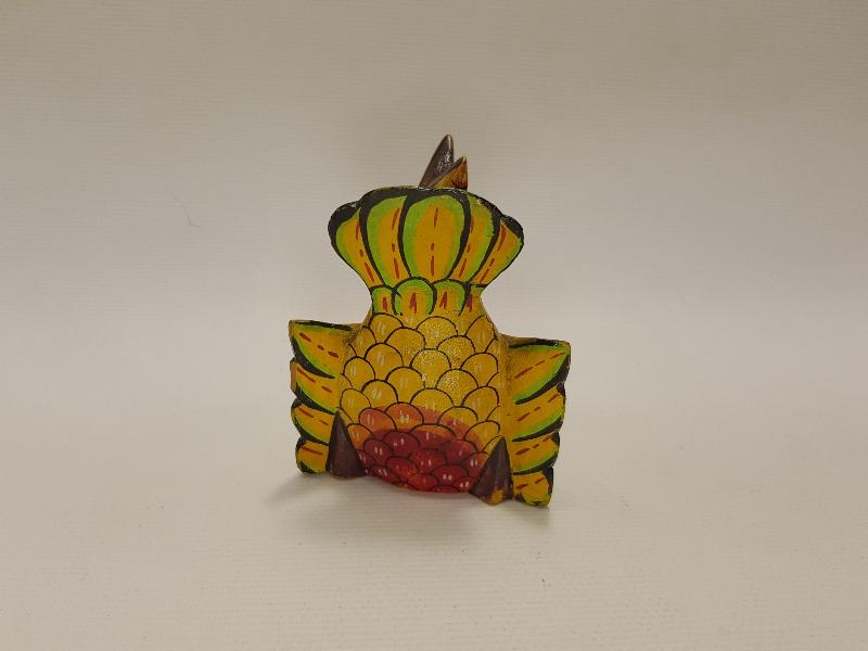 EL BOYAMA KAZ FORMLU AHŞAP BİBLO 