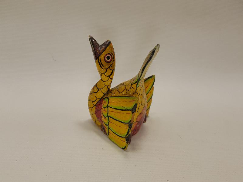 EL BOYAMA KAZ FORMLU AHŞAP BİBLO 