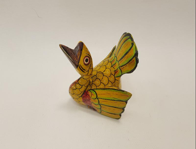 EL BOYAMA KAZ FORMLU AHŞAP BİBLO 