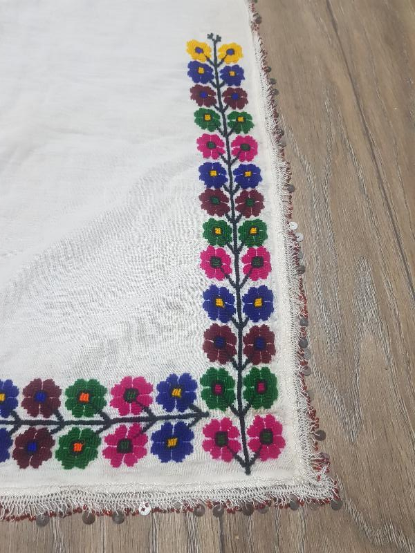 KANAVİÇE İŞLEMELİ KURAN OKUMA ÖRTÜSÜ