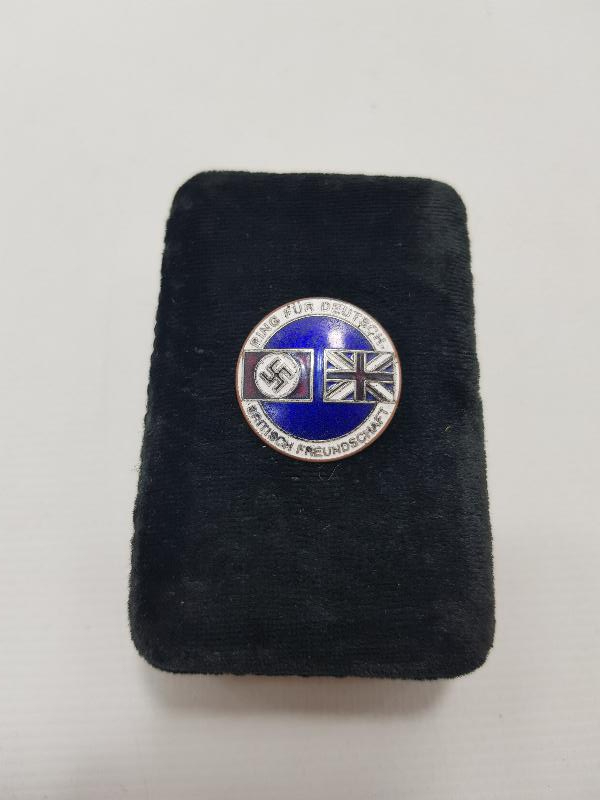 NAZİ ALMANYASI VE İNGİLTERE DOSTLUK ROZETİ