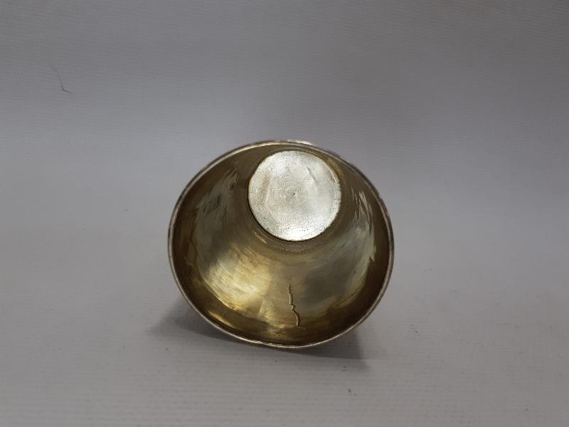 OSMANLI DEVLET ARMALI, TUĞRALI VE SAH DAMGALI GÜMÜŞ SU BARDAĞI 