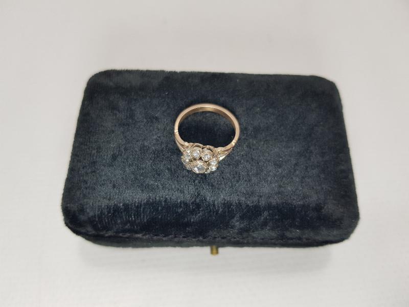 OSMANLI DÖNEMİ GÜL MODEL ELMAS YÜZÜK 