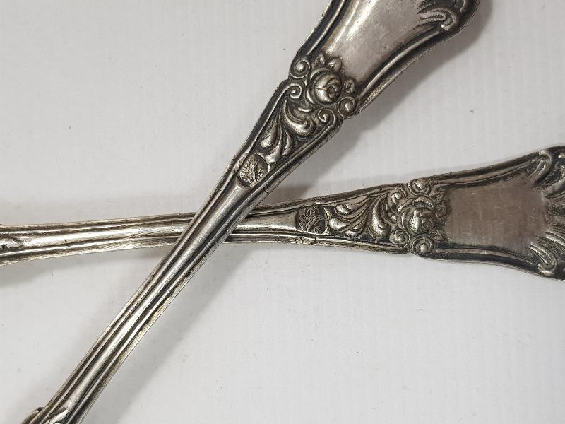 OSMANLI DÖNEMİ TUĞRALI, ÇEŞNİLİ VE SAH DAMGALI ÇATAL KAŞIK TAKIMI