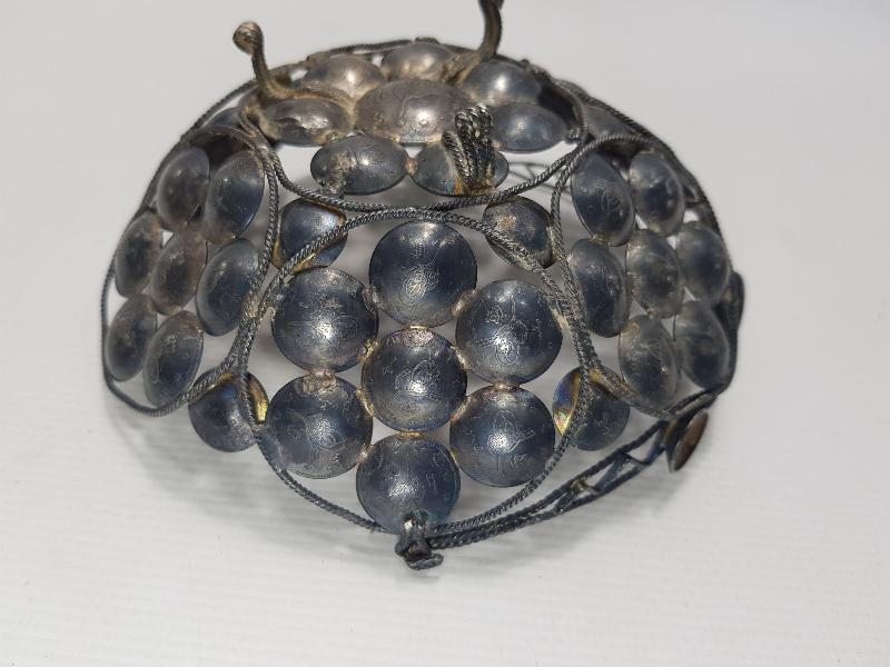 OSMANLI GÜMÜŞ PARALARDAN YAPILMIŞ NADİR FORMDA ŞEKERLİK