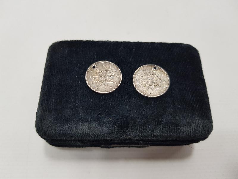 OSMANLI SULTAN MEHMET REŞAT HAN DÖNEMİ İKİ ADET GÜMÜŞ 2 KURUŞ