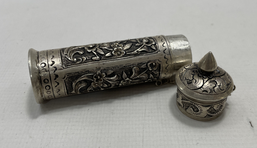 KAPAKLI UZAK DOĞU GÜMÜŞ KUTU