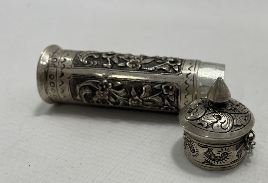 KAPAKLI UZAK DOĞU GÜMÜŞ KUTU