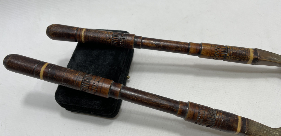 1900 BAŞLARI ARKALARI USTA DAMGALI BÜYÜK BOY KAŞIK ÇATAL TAKIMI