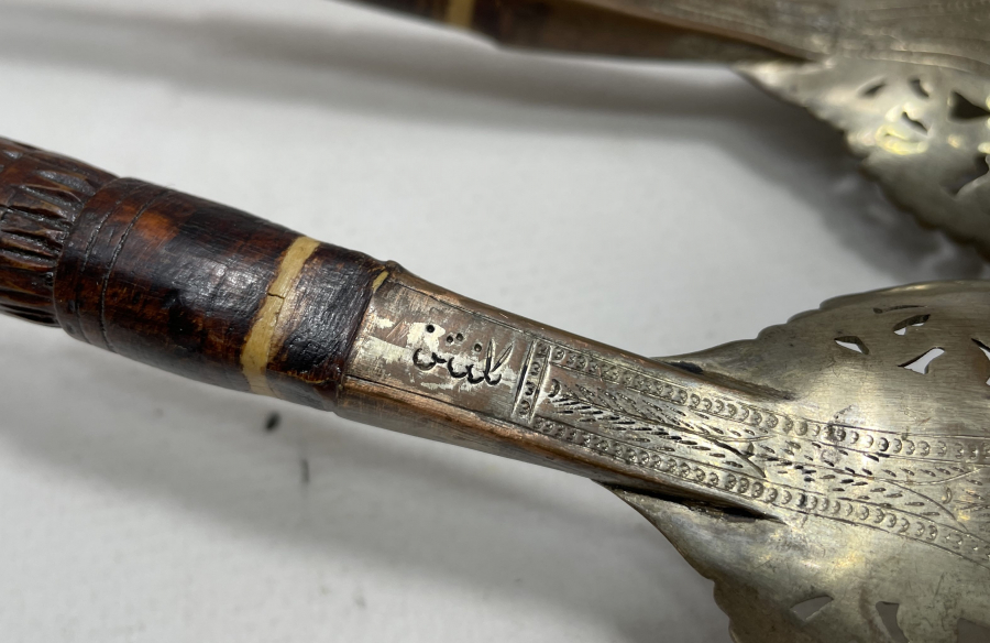 1900 BAŞLARI ARKALARI USTA DAMGALI BÜYÜK BOY KAŞIK ÇATAL TAKIMI