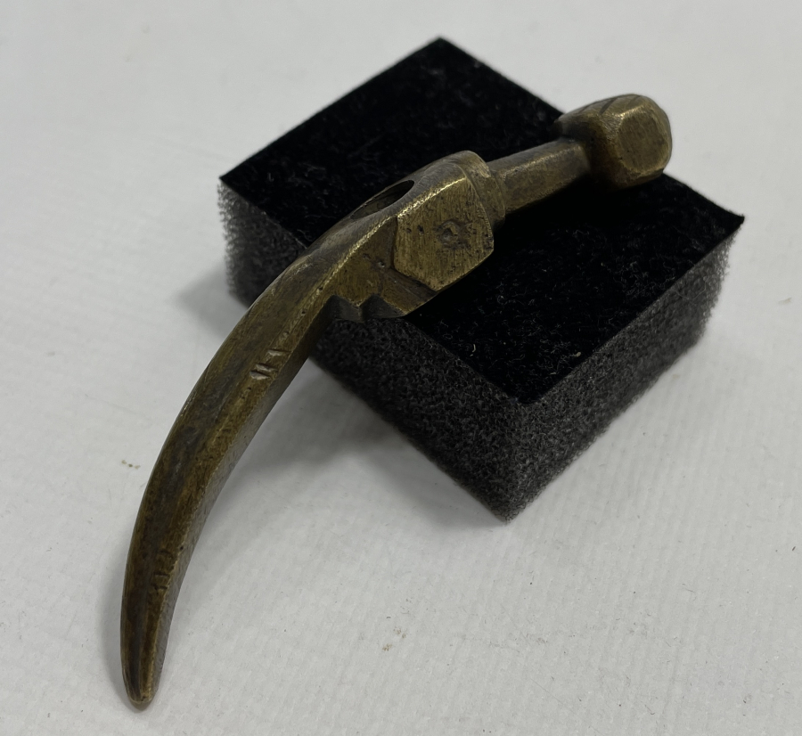 OSMANLI DÖNEMİ BRONZDAN MAMUL DERVİŞ TEBERİ