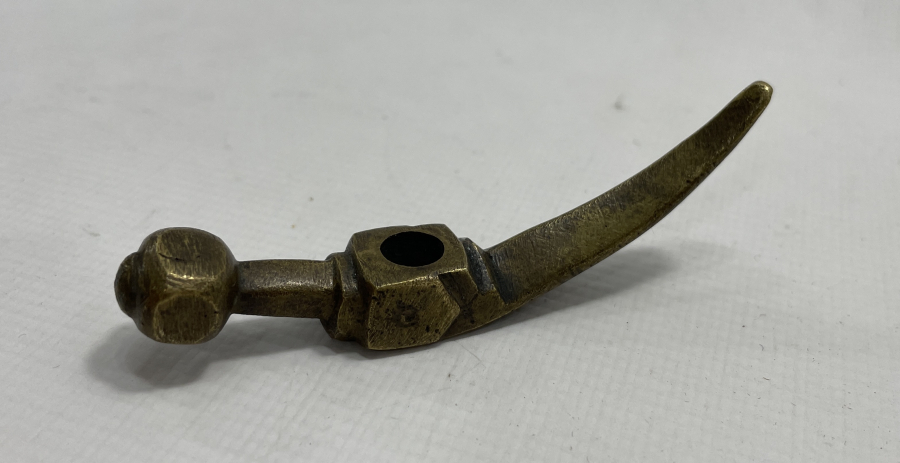 OSMANLI DÖNEMİ BRONZDAN MAMUL DERVİŞ TEBERİ