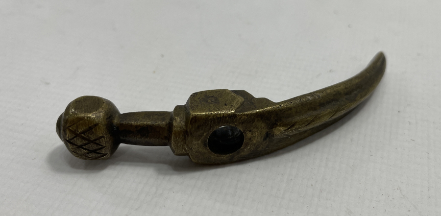 OSMANLI DÖNEMİ BRONZDAN MAMUL DERVİŞ TEBERİ