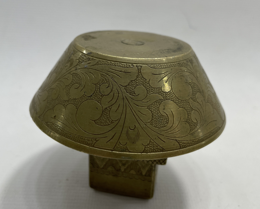 OSMANLI DÖNEMİ ÇOK NADİR ALT DAMGALI KİPPALIK- KİPPA KOYMA YERİ