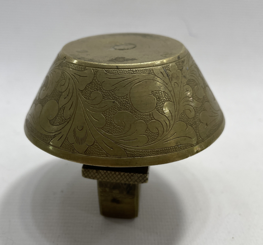 OSMANLI DÖNEMİ ÇOK NADİR ALT DAMGALI KİPPALIK- KİPPA KOYMA YERİ