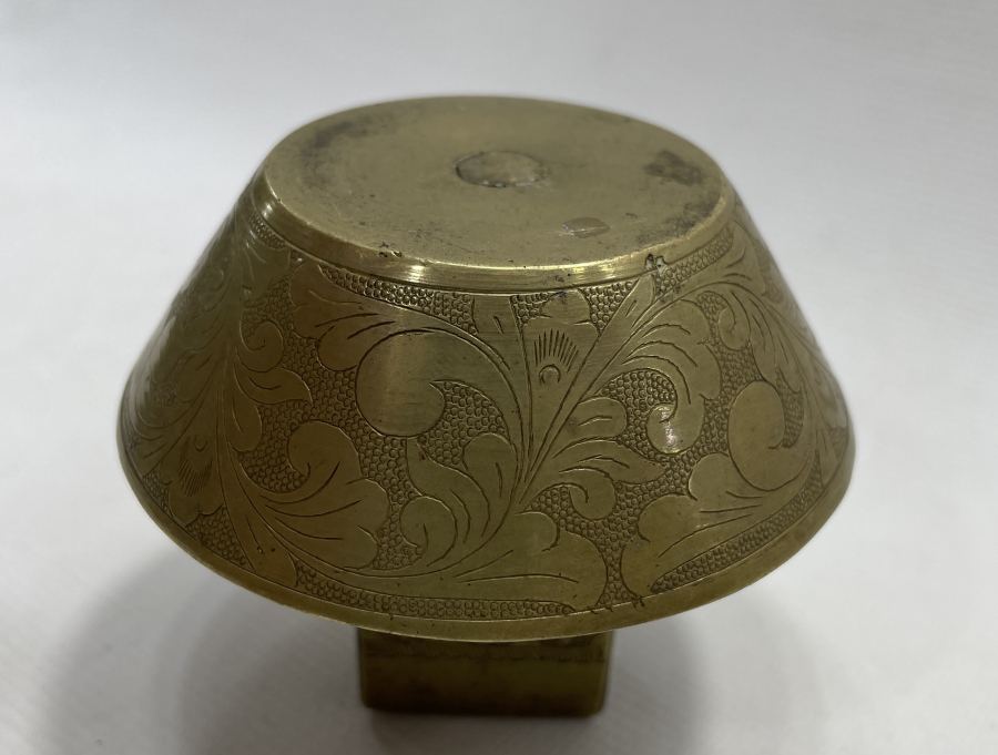 OSMANLI DÖNEMİ ÇOK NADİR ALT DAMGALI KİPPALIK- KİPPA KOYMA YERİ