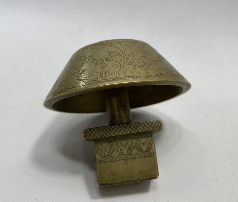 OSMANLI DÖNEMİ ÇOK NADİR ALT DAMGALI KİPPALIK- KİPPA KOYMA YERİ