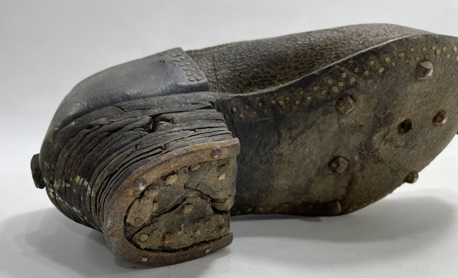 OSMANLI DÖNEMİ ÇOK NADİR KABARALI DAMAT AYAKKABISI