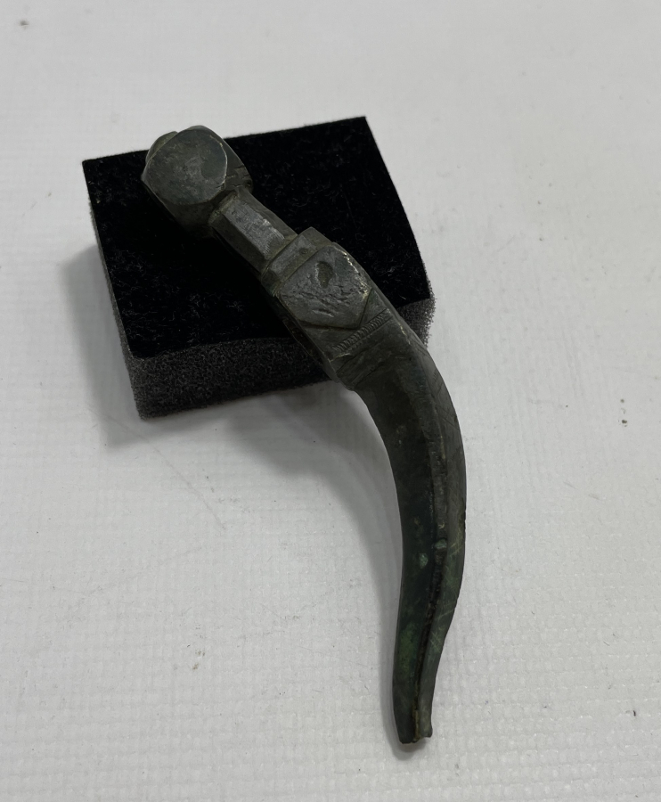 OSMANLI DÖNEMİ NADİR FORMDA DERVİŞ TEBERİ