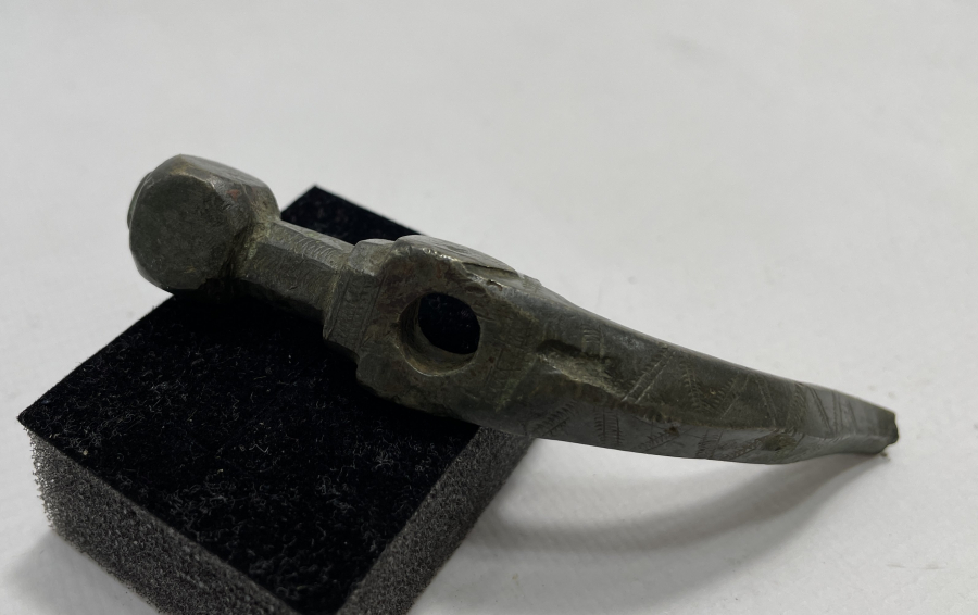 OSMANLI DÖNEMİ NADİR FORMDA DERVİŞ TEBERİ