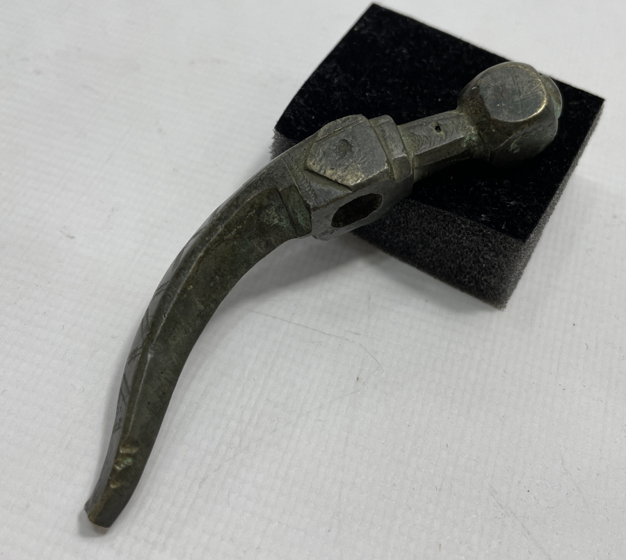 OSMANLI DÖNEMİ NADİR FORMDA DERVİŞ TEBERİ