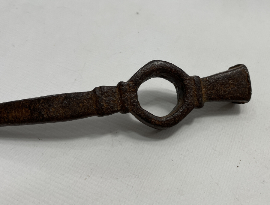 OSMANLI DÖNEMİ NADİR FORMDA DERVİŞ TEBERİ