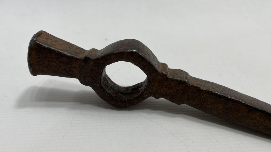 OSMANLI DÖNEMİ NADİR FORMDA DERVİŞ TEBERİ