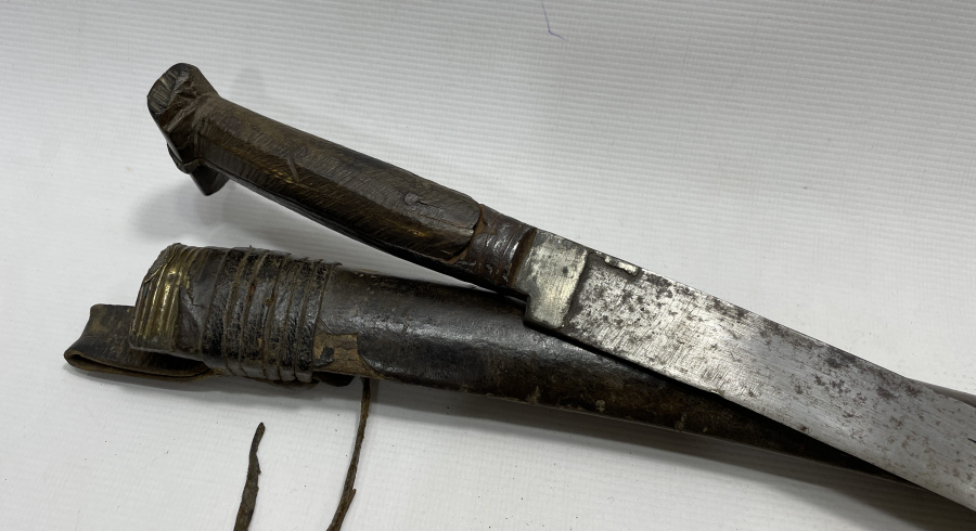 OSMANLI DÖNEMİ ORJİNAL KININDA ÇOK NADİR DENİZCİ YATAĞANI -OKLU YATAĞAN