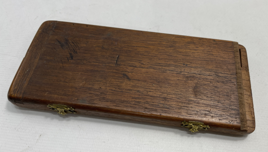 ÜZERİ OSMANLICA YAZILI FİL DİŞİ PERGELİYLE ÇOK NADİR PERGEL KUTUSU 