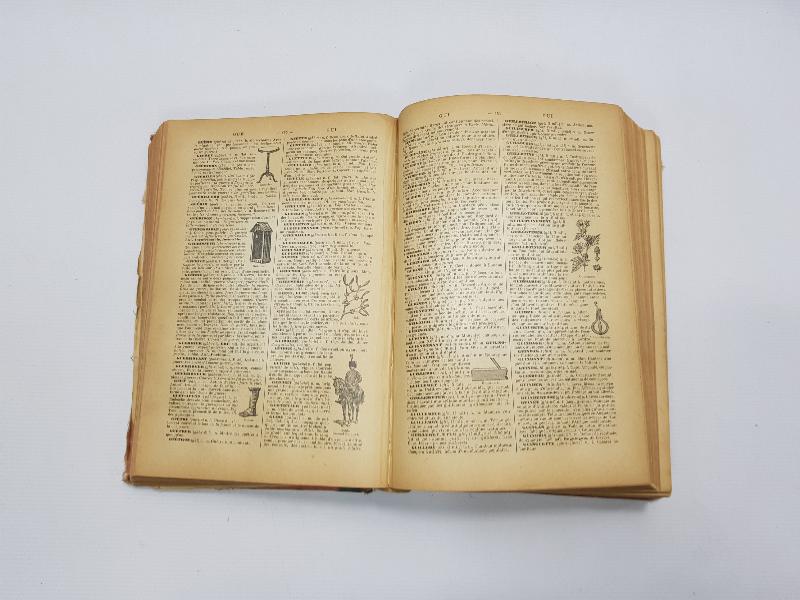 1912 TARİHLİ FRANSIZCA SÖZLÜK: PETIT LAROUSSE ILLUSTRE