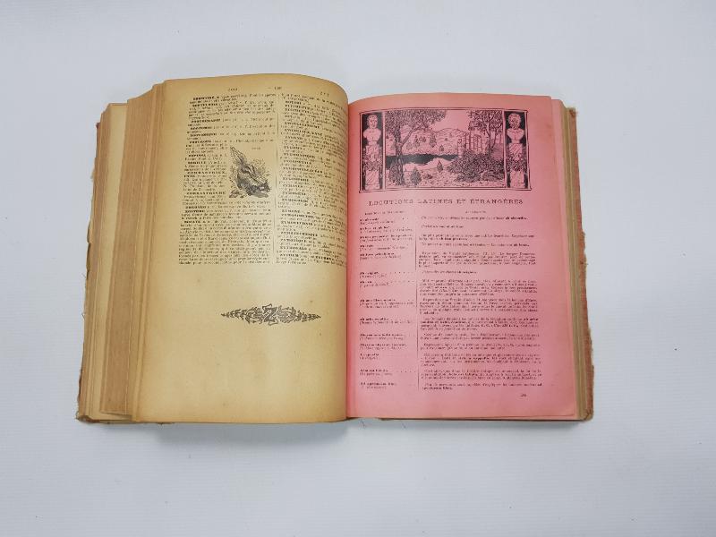 1912 TARİHLİ FRANSIZCA SÖZLÜK: PETIT LAROUSSE ILLUSTRE