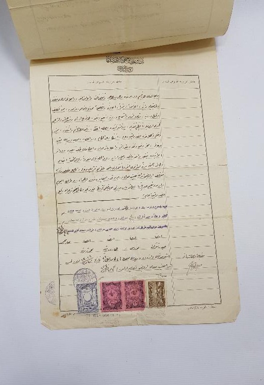 8 PARÇA OSMANLICA EFEMERA LOTU