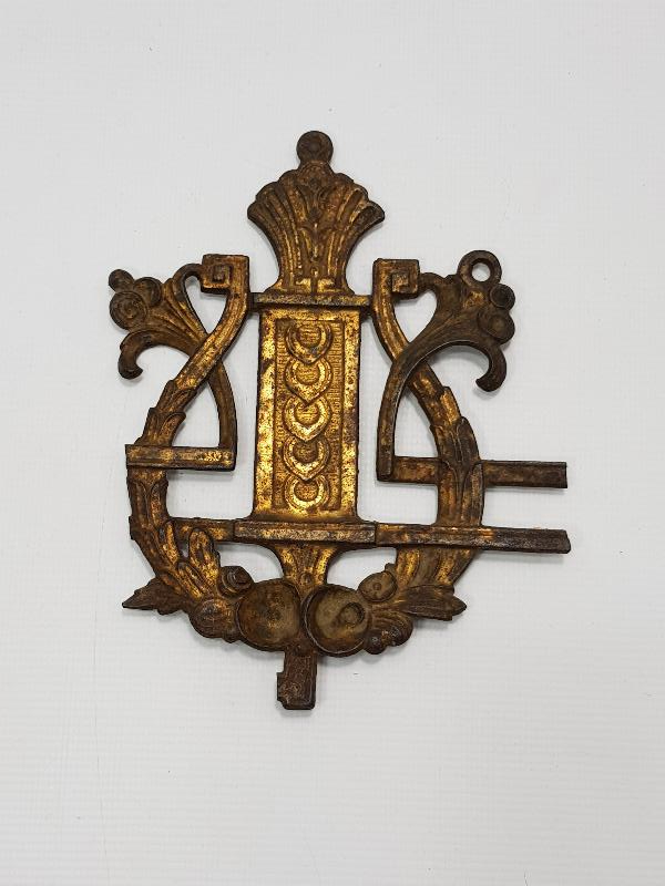 OSMANLI DÖNEMİ ALTIN VERMEYLİ METAL OBJE