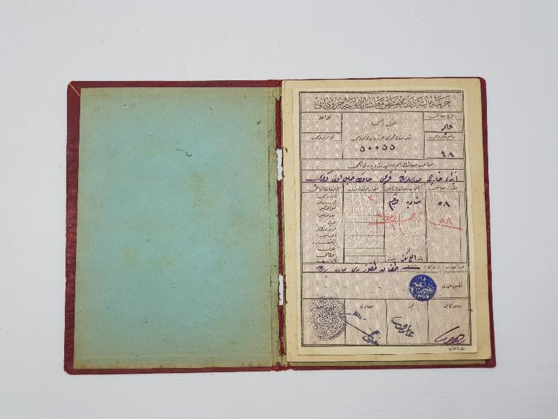 OSMANLI DÖNEMİ TUĞRALI SUBAY MAAŞ CÜZDANI