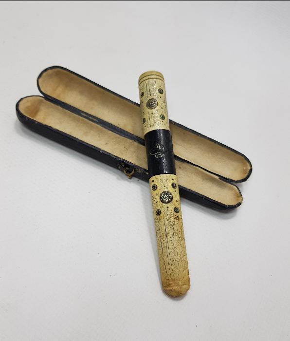 OSMANLI DÖNEMİ TUĞRALI VE AY YILDIZLI MORS DİŞİ AĞIZLIK 