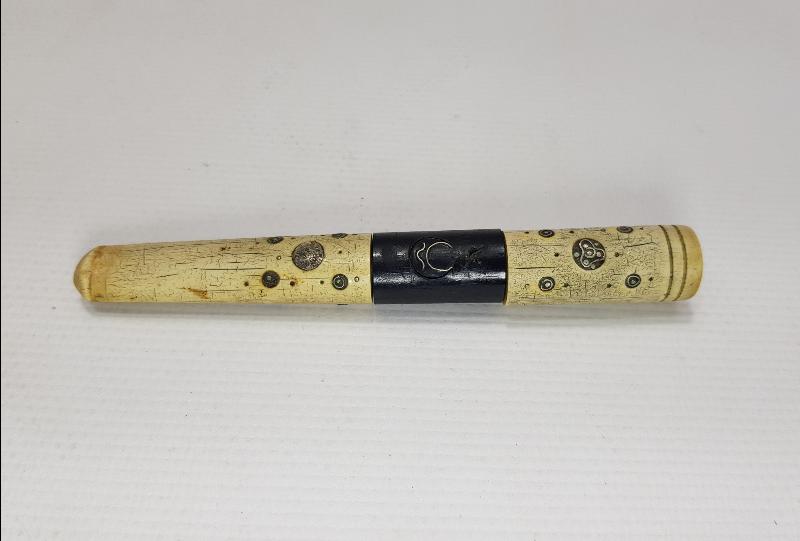 OSMANLI DÖNEMİ TUĞRALI VE AY YILDIZLI MORS DİŞİ AĞIZLIK 