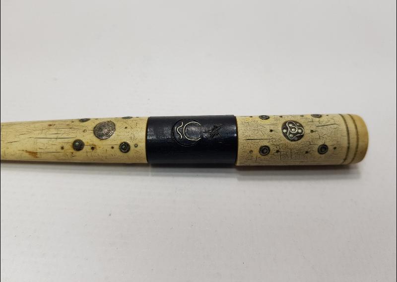 OSMANLI DÖNEMİ TUĞRALI VE AY YILDIZLI MORS DİŞİ AĞIZLIK 