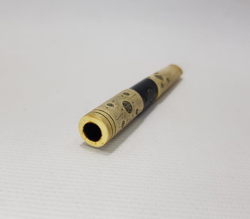 OSMANLI DÖNEMİ TUĞRALI VE AY YILDIZLI MORS DİŞİ AĞIZLIK 