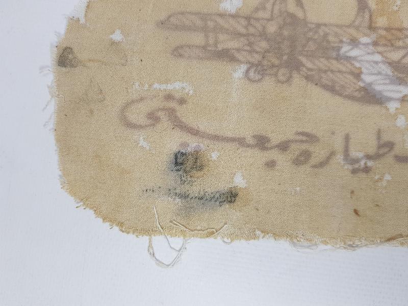 OSMANLICA TÜRK TAYYARE CEMİYETİ YAZILI BEZ 