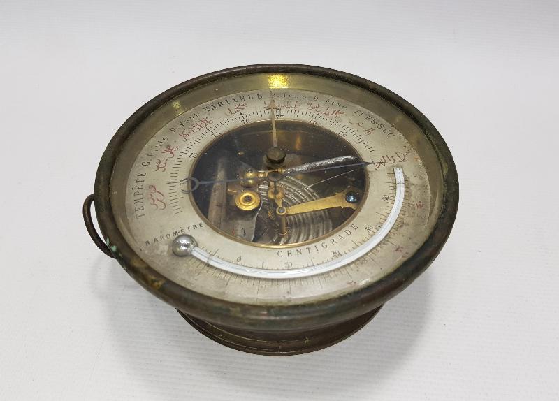 OSMANLICA YAZILI BAROMETRE VE TERMOMETRE 