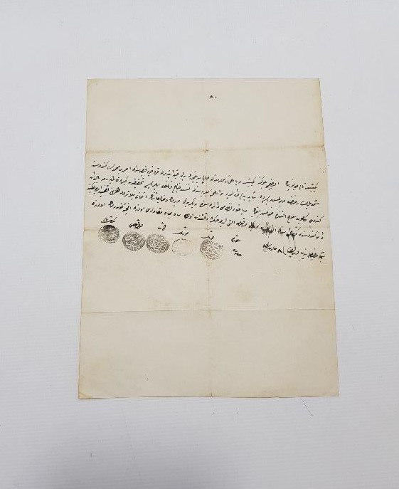 ÜÇ ADET OSMANLICA EL YAZMA EFEMERA LOTU