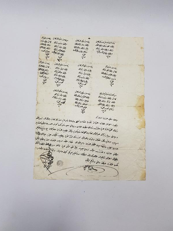 ÜÇ ADET OSMANLICA EL YAZMA EFEMERA LOTU