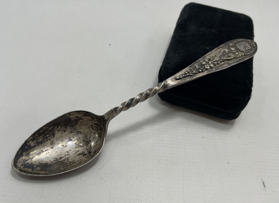 OSMANLI DÖNEMİ YAHUDİ USTA YAPIMI İZMİR İŞİ GÜMÜŞ KAŞIK