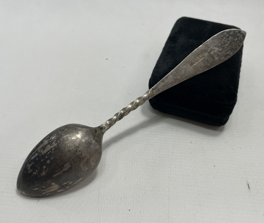 OSMANLI DÖNEMİ YAHUDİ USTA YAPIMI İZMİR İŞİ GÜMÜŞ KAŞIK