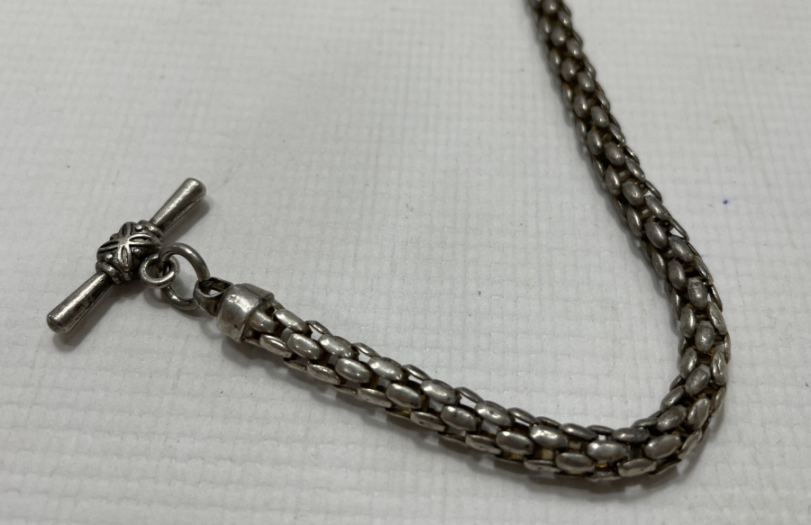 AVRUPA YAPIMI ANTİKA GÜMÜŞ CEP SAATİ KÖSTEĞİ