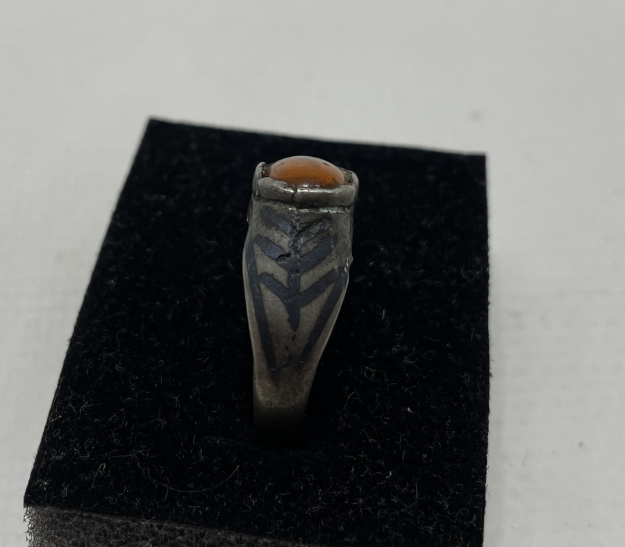 İKİ YANI HAYAT AĞAÇLI VE SAVAT İŞÇİLİKLİ OSMANLI DÖNEMİ YÜZÜK