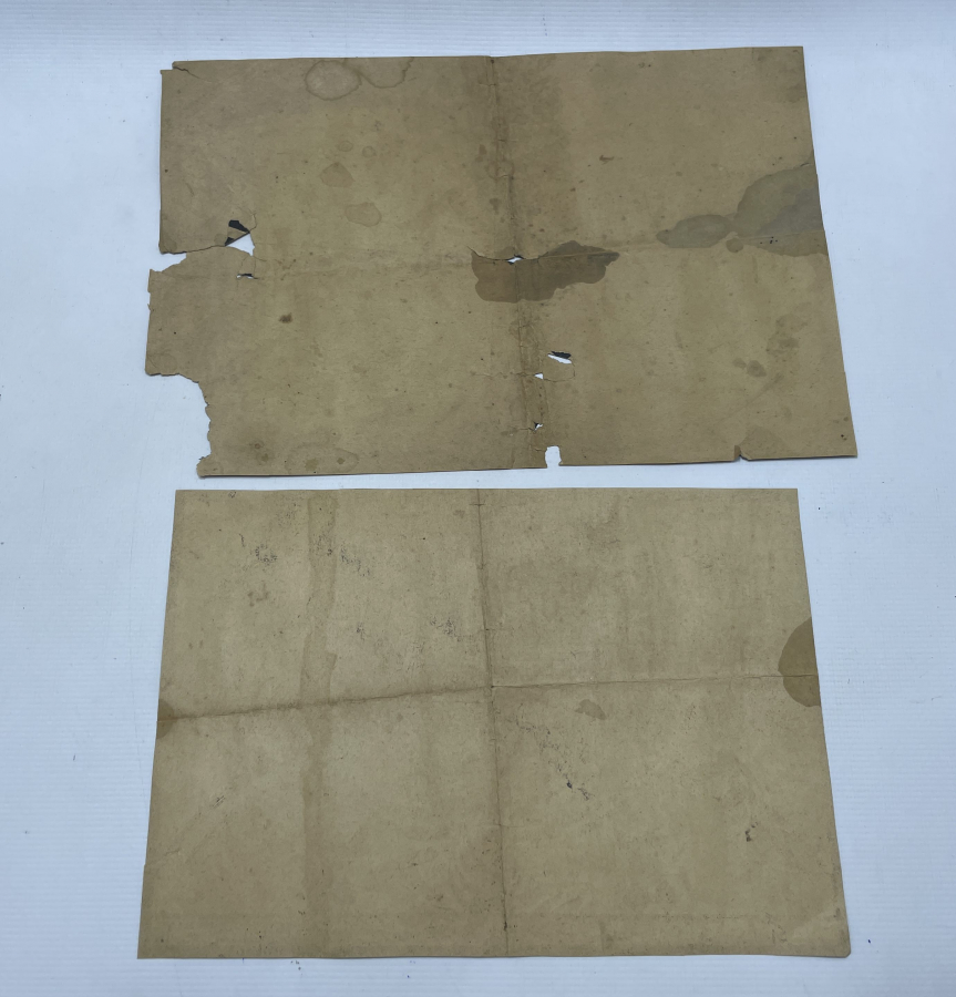 OSMANLI DÖNEMİ 2 ADET BEKTAŞİ İŞİ BASKI HAT LEVHA