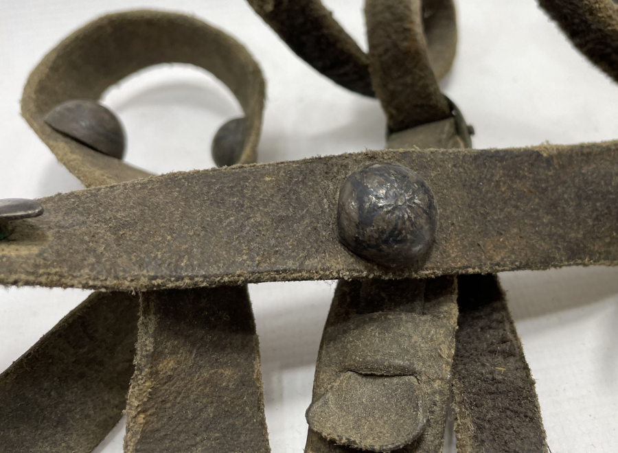 OSMANLI DÖNEMİ ÇERKES İŞİ GÜMÜŞ SAVATLI PARÇALARDAN OLUŞAN AT GEMİ