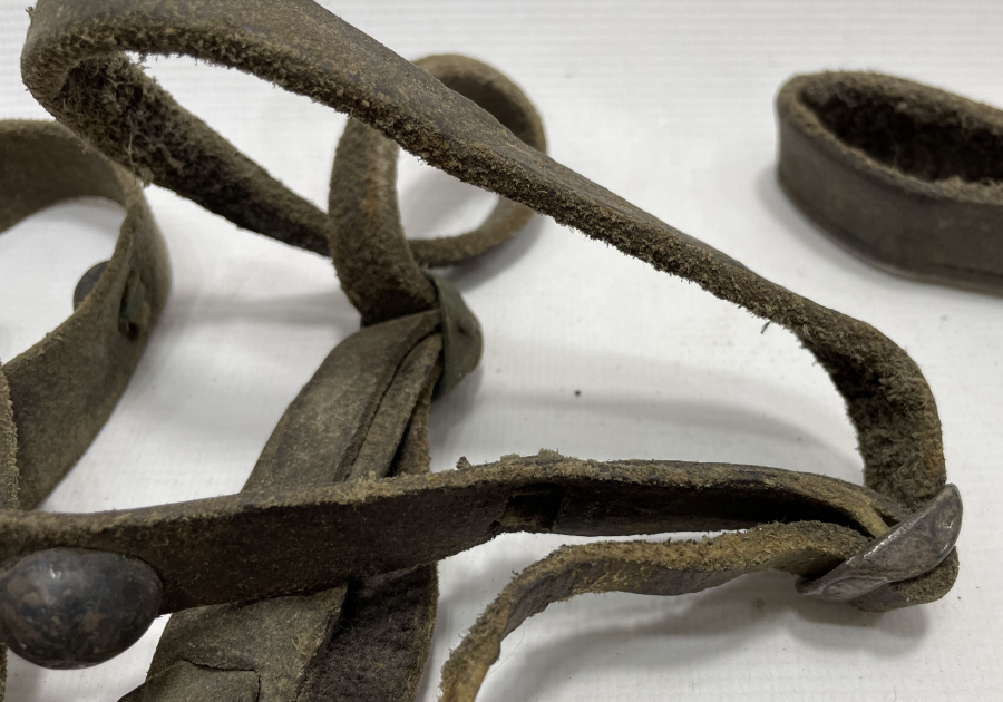 OSMANLI DÖNEMİ ÇERKES İŞİ GÜMÜŞ SAVATLI PARÇALARDAN OLUŞAN AT GEMİ